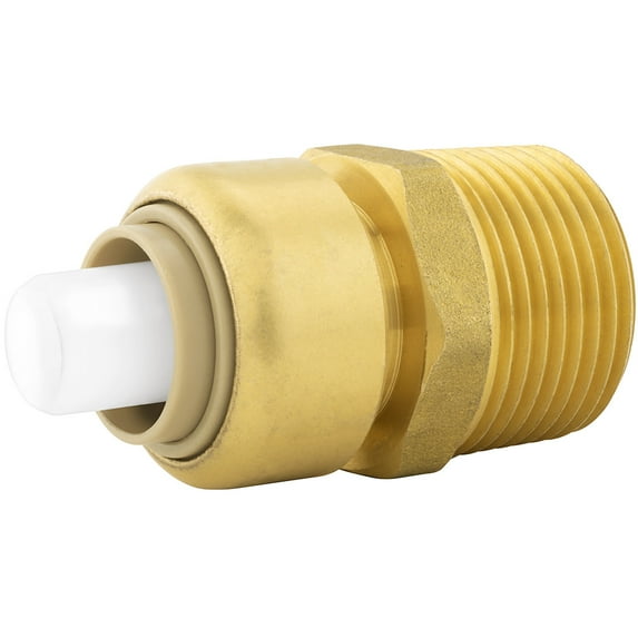 Jones Stephens C77420LF 0.5 x 0.75 in. MPT Bagged PlumBite Push on Reducing Adapter, Lead Free