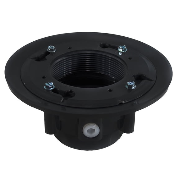 Jones Stephens D49804 3 X 4 Pvc Standard Flare Drain For 3-1/2 Spud - Nickel