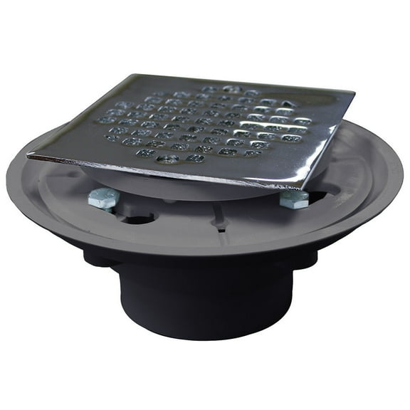 Jones Stephens D50134 2 X 3 Pvc Shower Drain - Chrome