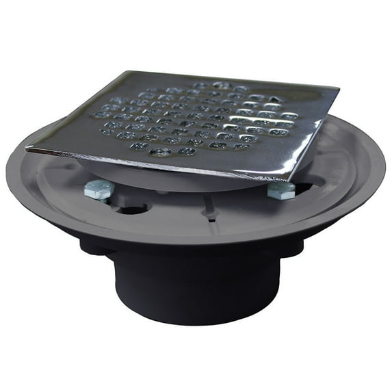 Jones Stephens D50134 2 X 3 Pvc Shower Drain - Chrome