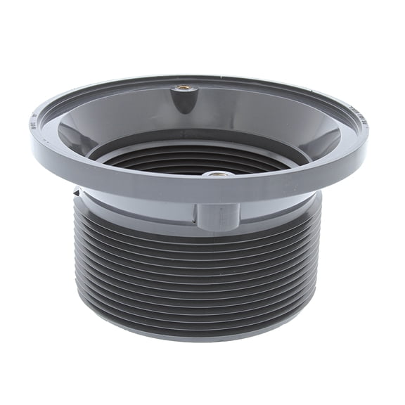 Jones Stephens D52010 6-1/2" Plastic Round Floor Drain - Grey