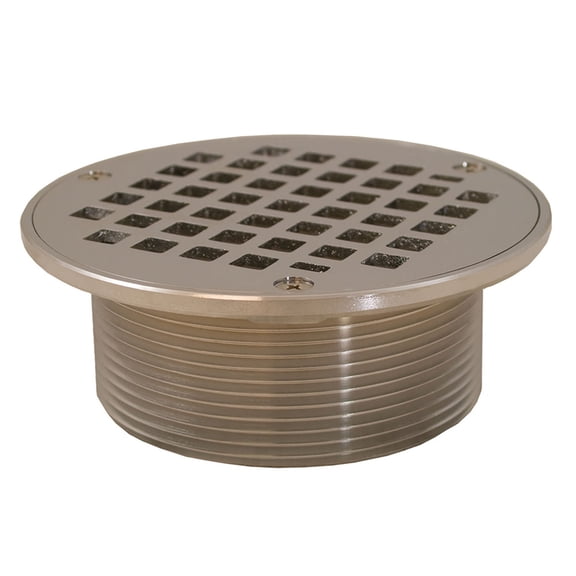 3-1/2" ips metal spud with 5" chrome plated round strainer,partno d60990 jonesst