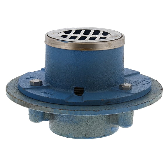 Jones Stephens D64012 2" Ips Code Blue Ez Test Shower Drain - Stainless Steel
