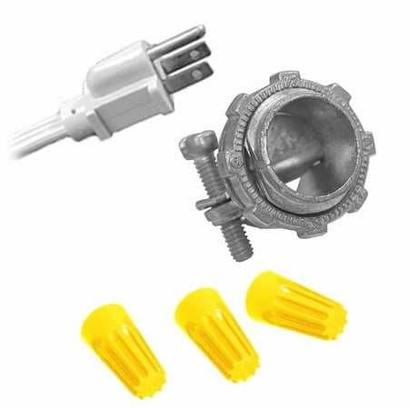 Jones Stephens E25115 Garbage Disposal Wiring Kit for 3 ft. Cord with Straight Plug