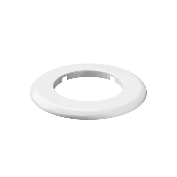 Jones Stephens F07300 3 Ips White Flex Floor / Ceiling Plate - White
