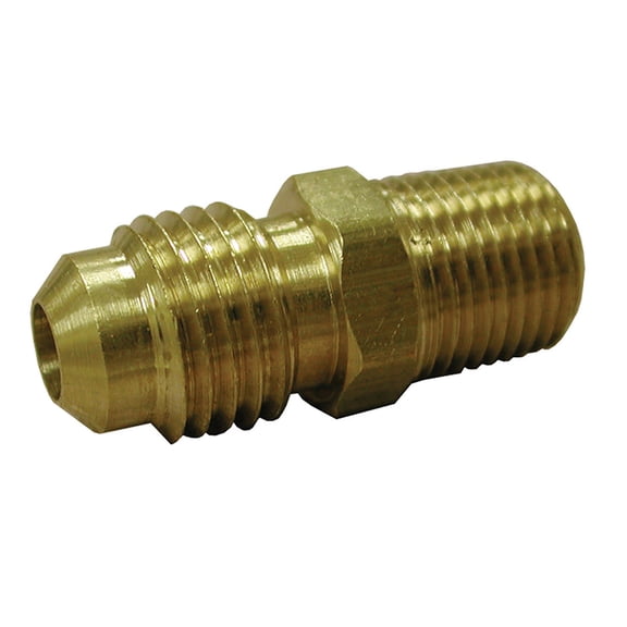 1/2" x 3/8" brass flare x male half union ,partno f40073 jonesstephens