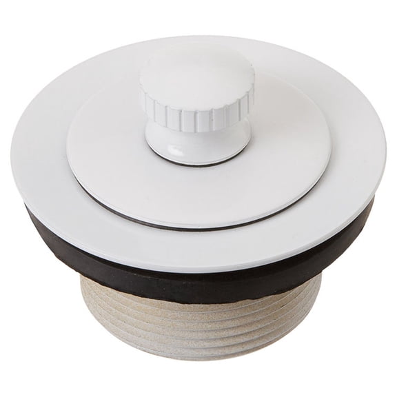 Jones Stephens Friction Lift Tub Drain - Polar White (P3561PW)