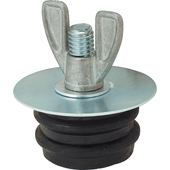 Jones Plumbing Part - Jones Stephens Galvanized Steel Sewer & Drain Test Plug - Pack of 2