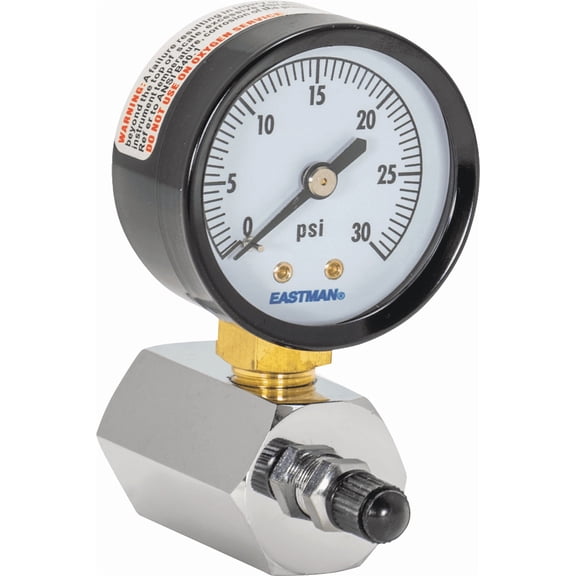 Jones Stephens Gas Test Gauge Assembly - Single Pack Residential Use, Standard Application