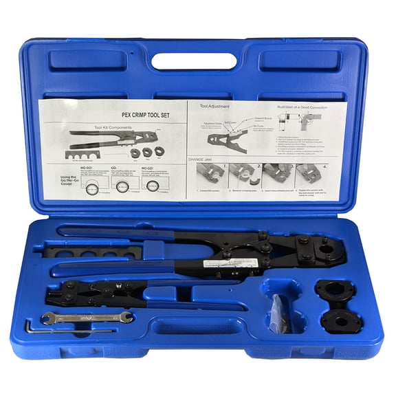 Jones Stephens J40950 Pex Crmp Set W/ 3/8 1/2 & 3/4