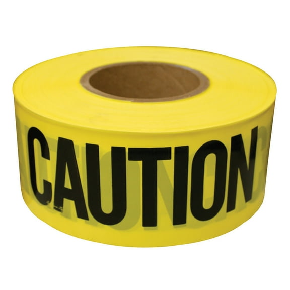 Jones Stephens J43300 3X300 Caution Tape - Yellow