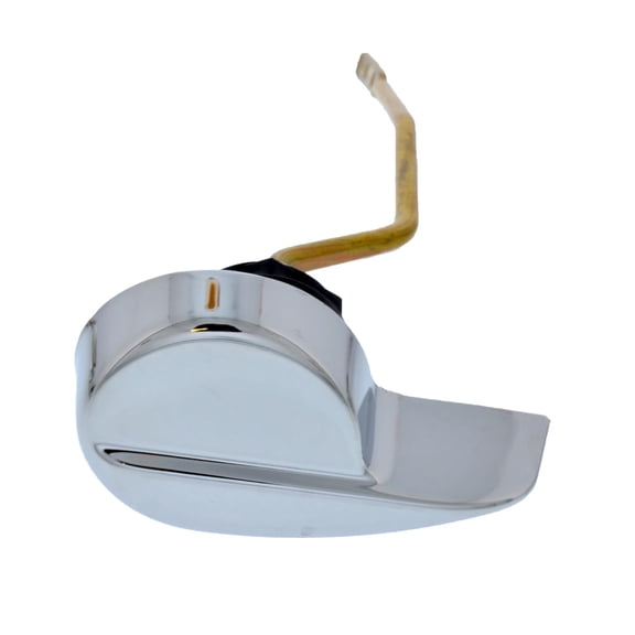 Jones Stephens Chrome Plated Tank Trip Lever fits TOTO Side Mount with 8" Offset Brass Arm and Plastic Spud and Nut