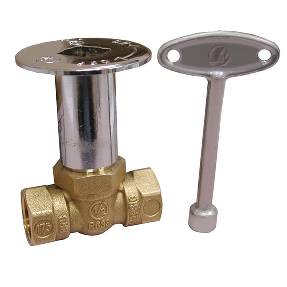 Jones Stephens L75042 Cp Strt 1/4 Turn Log Lighter - Chrome