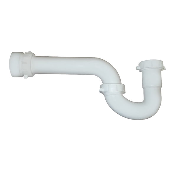 Jones Stephens P37032 Solvent Weld PVC P-Trap With Marvel - 1.5 in.