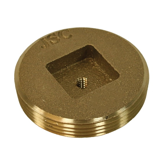 Jones Stephens P54350 3-1/2 Brass Countersunk Tap Plug