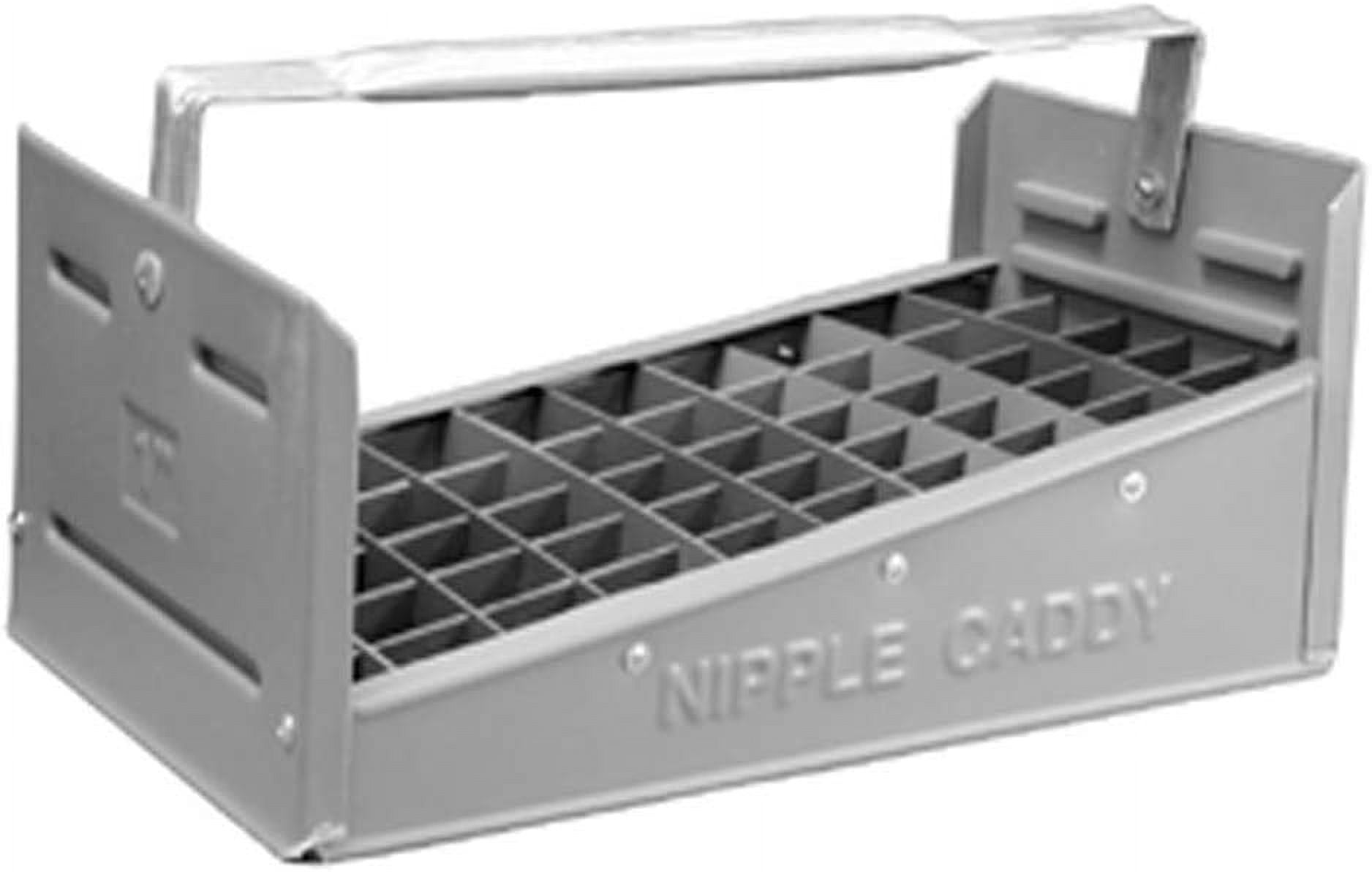 Jones Stephens Plastic Nipple Caddy, 1" Size, 50 Pc. Capacity