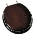 thumbnail image 1 of Jones Stephens Plumbing Dark Brown Elongated Comfort Seats Toilet Seat  C2B1E-1, 1 of 6