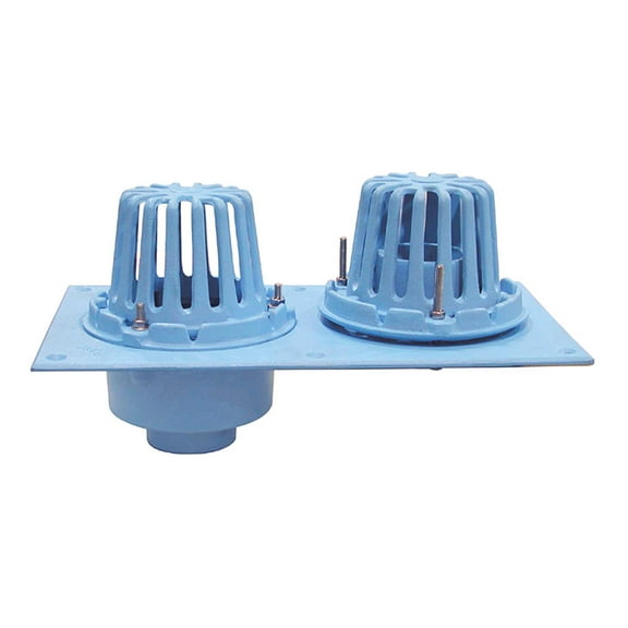 Jones Stephens R19306 4 Nh Du Roof Dome Drain - Blue