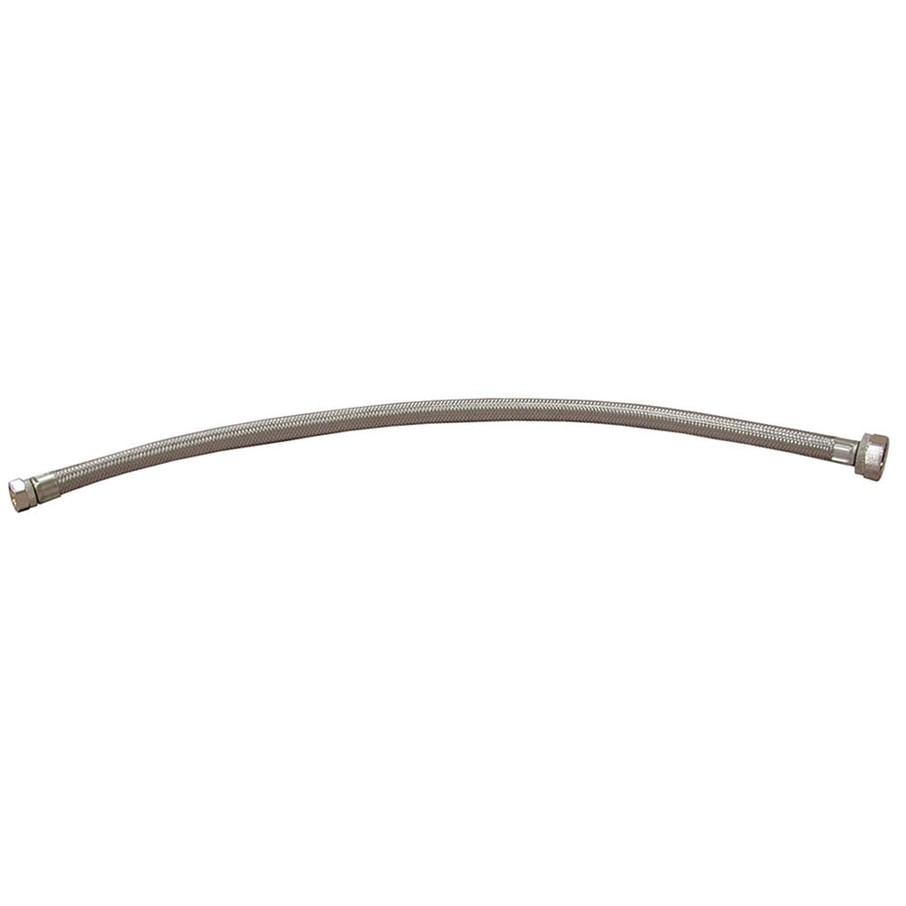 Flexible Chrome Plated Stainless Steel Faucet Connector, 20 inches