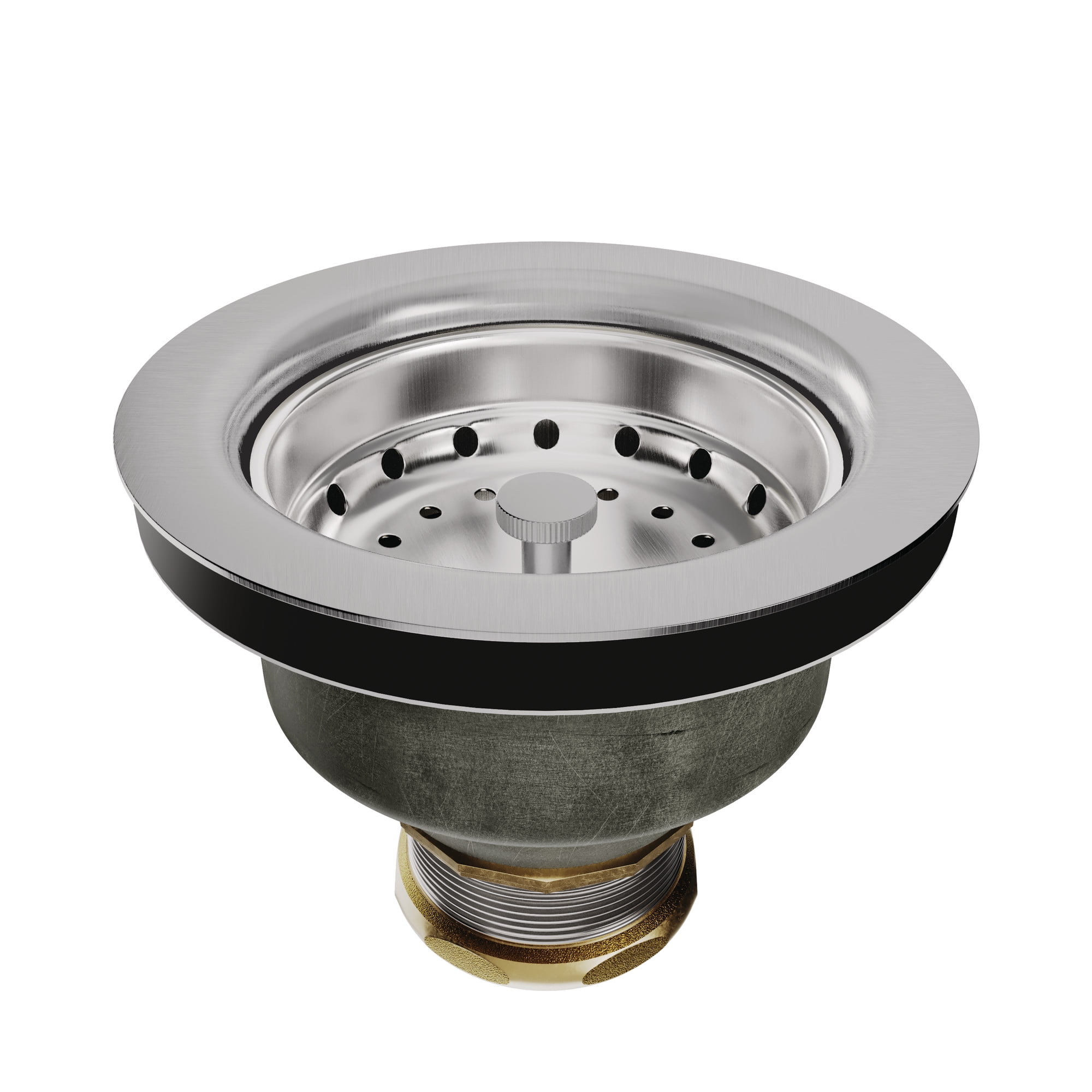 Stainless Steel Deep Cup Basket Strainer with Ball Lock