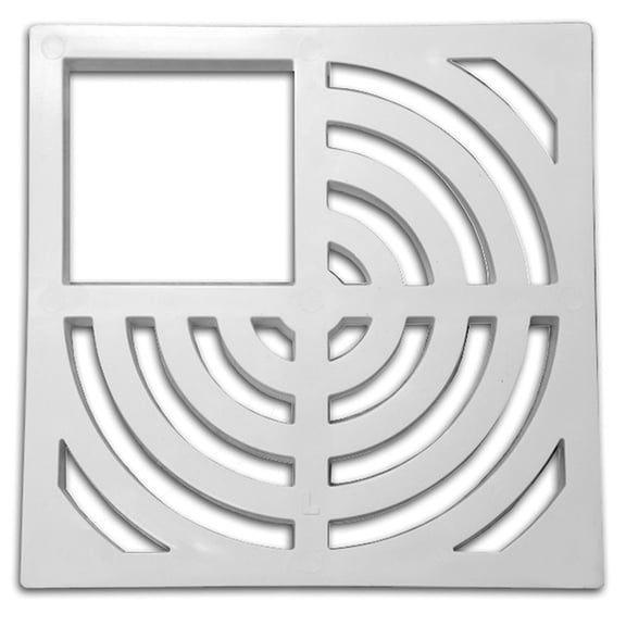 Jones Stephens S59011 3/4 Top Grate 3/4 Thk - White