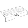 thumbnail image 1 of Jones Stephens T10014 14" X 60" X 30" Bathtub Protector - White, 1 of 1