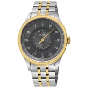 Gevril Jones Swiss automatic SW200 single handed watch Gray Two-tone | Gray Dial