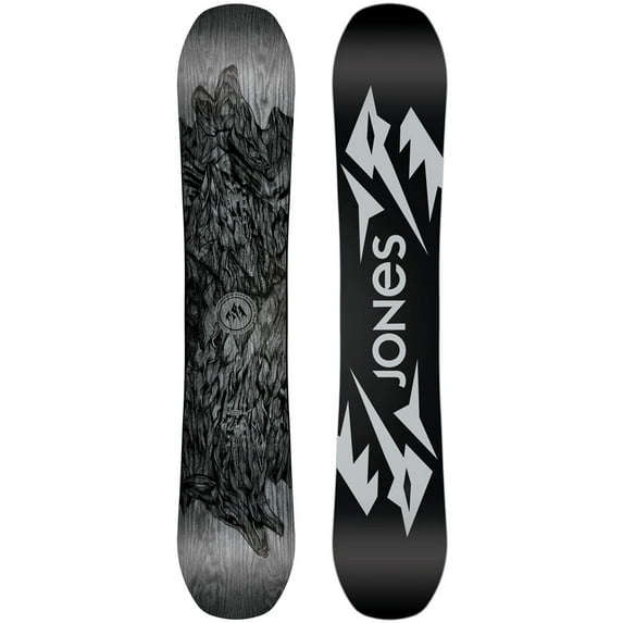Jones Ultra Mountain Twin Snowboard Black 158w