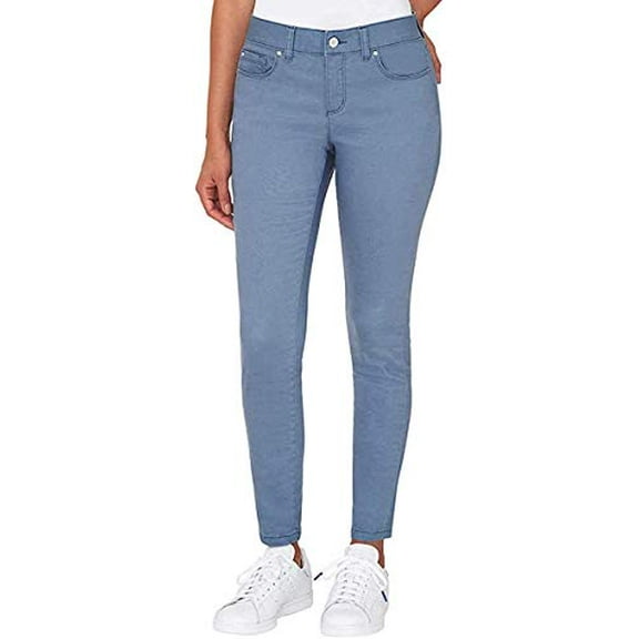 Jones New York Ladies' Comfort Waist Mid Rise Skinny Jeans Bluebell Size 14/32
