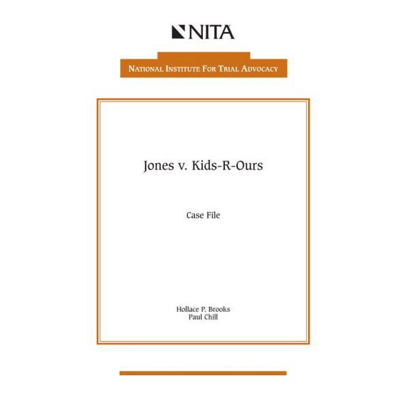 Pre-Owned Jones V. Kids-R-Ours: Case File (Paperback) 1556814585 9781556814587