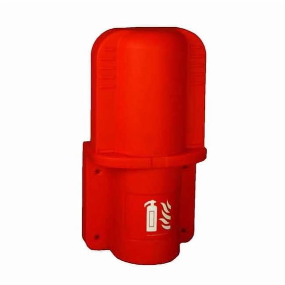 Fire Extinguisher Cabinet, Surface Mount, 16 in Height, 5 lb, Plastic JFEX03