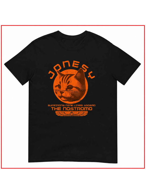 Jonesy Surviving Nine Lives Aboard Nostromo Alien Unisex T Shirt Top V90110 Size S- 5XL