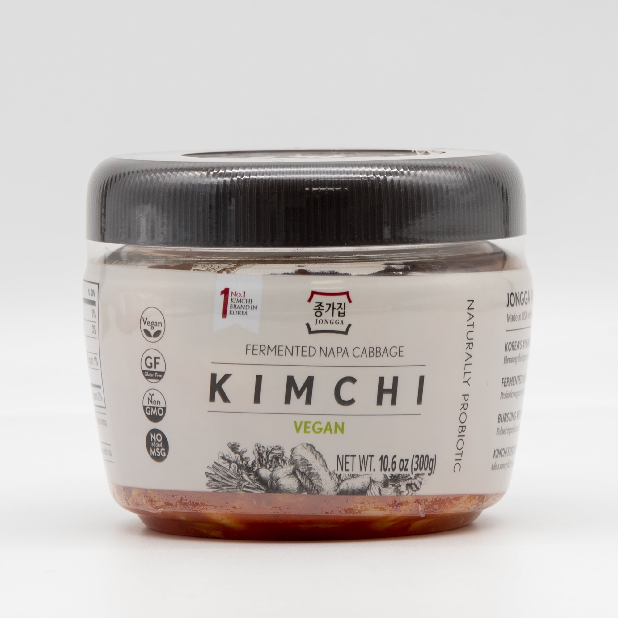 Jongga Refrigerated Kimchi Vegan 10.6 oz (6 jars in a case)