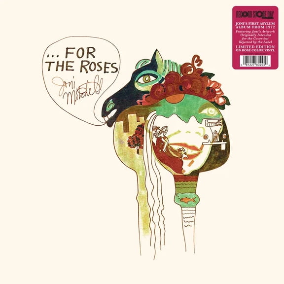 Joni Mitchell For The Roses LP rose
