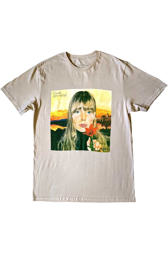Joni Mitchell Unisex T-Shirt: Clouds (Large)