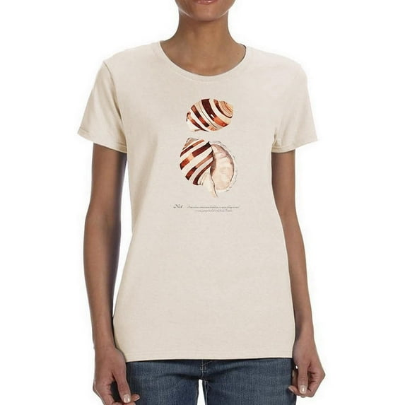 Jonna Sulcosa Shell T-Shirt Women -Annie Warren Designs, Female 5X-Large