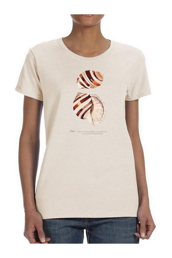 Jonna Sulcosa Shell T-Shirt Women -Annie Warren Designs, Female Medium