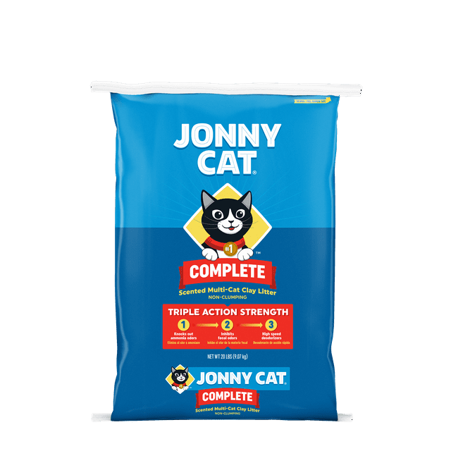 Jonny Cat Complete NonClumping Clay Cat Litter, 20 lb Bag