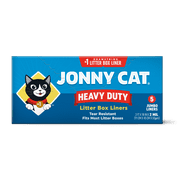 Jonny Cat Heavy Duty Jumbo w/Drawstring Litter Box Liners, 5 ct