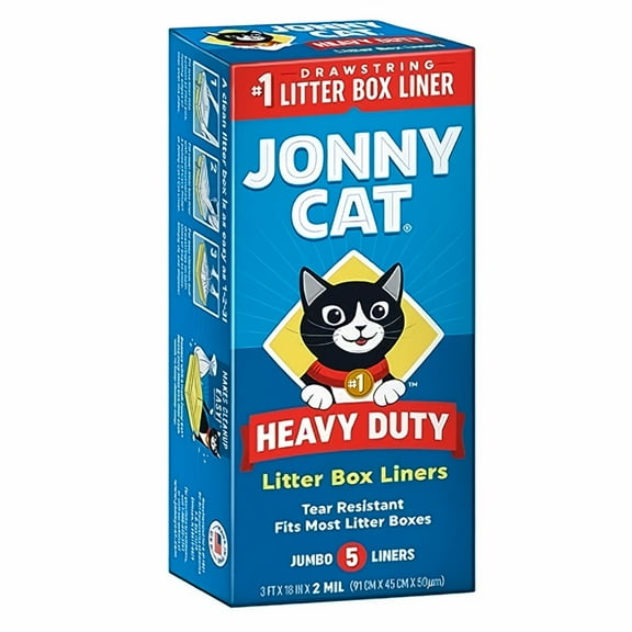 Jonny Cat Heavy Duty Litter Box Liners Jumbo (Pack of 32)