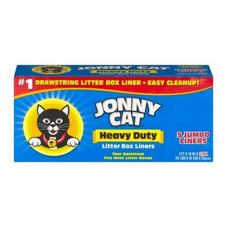 Jonny Cat Heavy Duty Litter Box Liners Jumbo (Pack of 8)