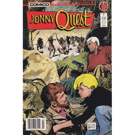 Jonny Quest (Comico) #7 (Newsstand) VF ; COMICO Comic Book