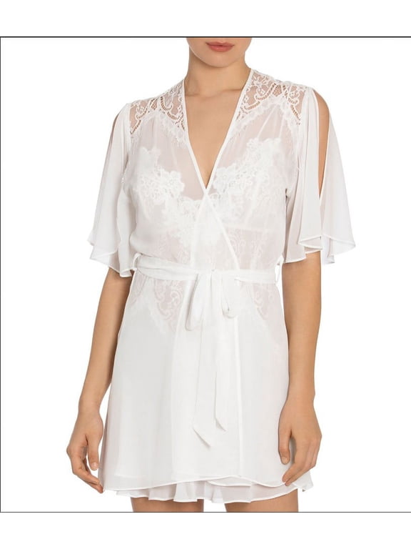Lace Trim Wrap in Ivory at Nordstrom