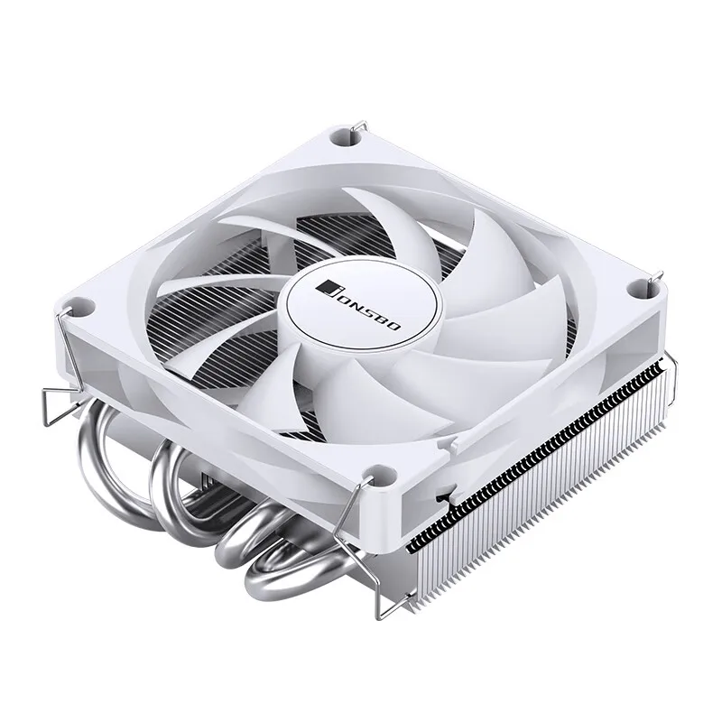 Jonsbo hp400s pressure profile CPU cooler 쿨러 4 heat pipes air cooling radiator quiet 90mm 4pin PWM fan ITX small case ITX cooler