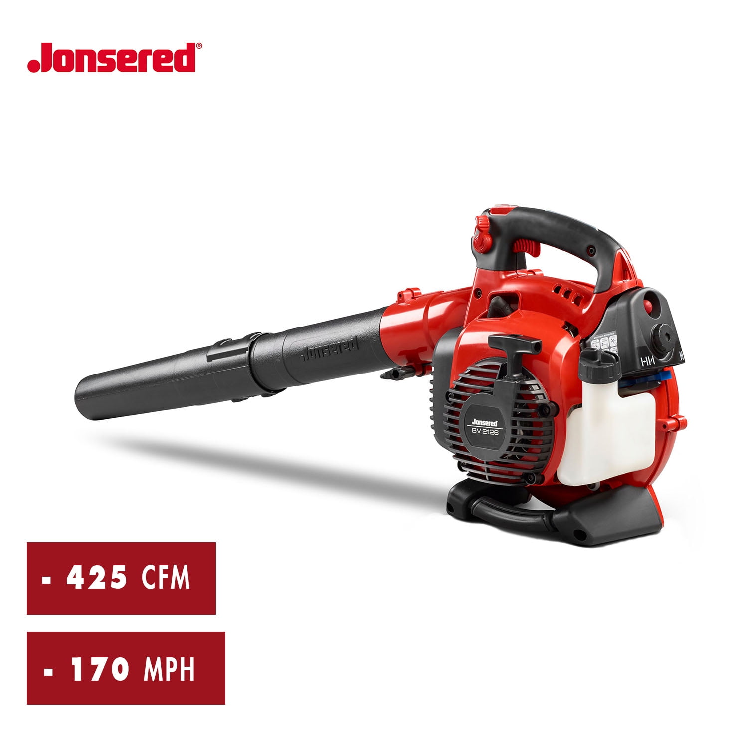 Jonsered BV2126 28cc 2 Cycle Gas 425 CFM 170 MPH Handheld Leaf