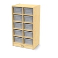 thumbnail image 1 of 10 Cubbie-Tray Mobile Unit - with Clear Trays, 1 of 3