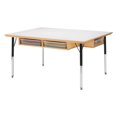 thumbnail image 1 of Table with Storage - 24" - 31" Ht - with Colored Paper-Trays, 1 of 5