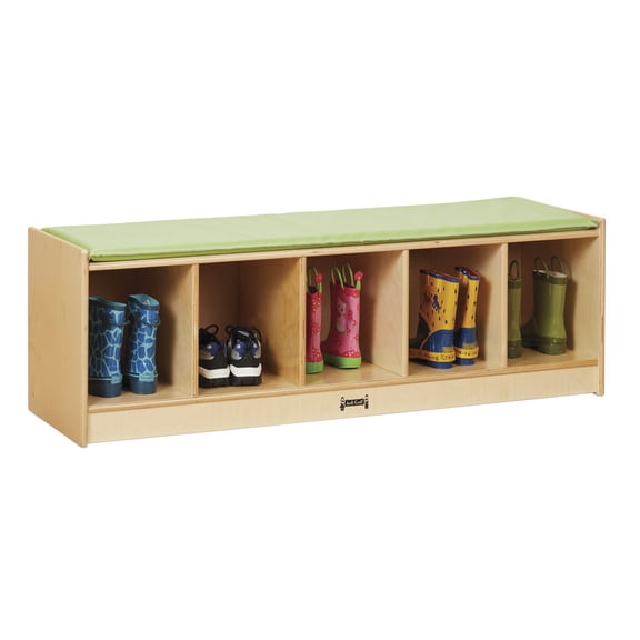 5 Section Bench Locker - Key Lime