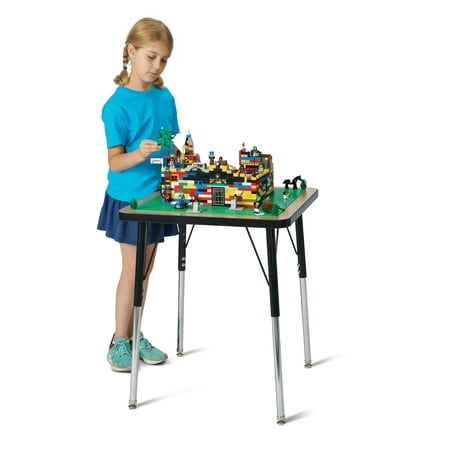 Adjustable Building Table – Traditional Brick Compatible – 24-31"H