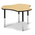 thumbnail image 1 of Collaborative Hub Table - 44" X 47" - Maple/Black, 1 of 2